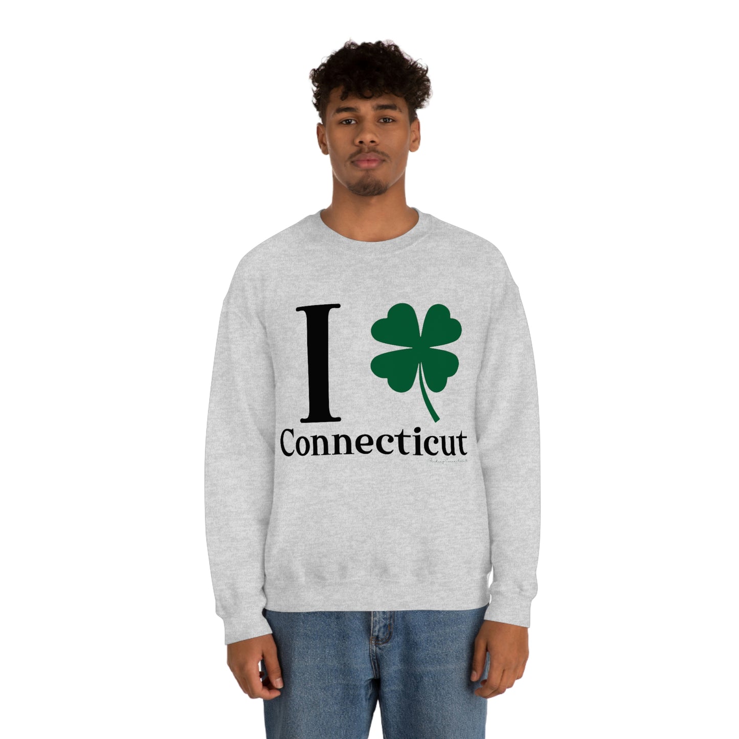 I Clover Connecticut Unisex Heavy Blend™ Crewneck Sweatshirt