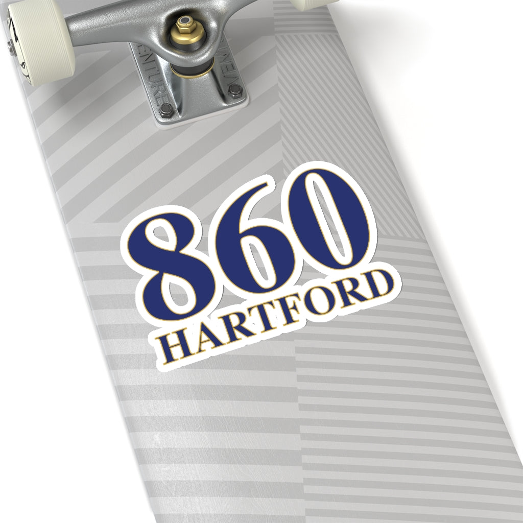 860 Hartford Kiss-Cut Stickers 860 Hartford Collection. Inspired by the Connecticut flag and the 860! Show off for your pride for Connecticut and Hartford!   Proceeds of this collection go to help build Finding Connecticut’s website and brand. • Free USA shipping   Click here to go to our home page 