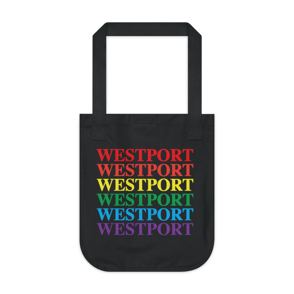 Westport Pride Organic Canvas Tote Bag