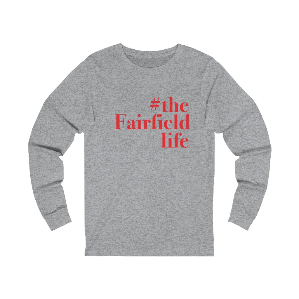 fairfield ct / connecticut long sleeve tee shirt