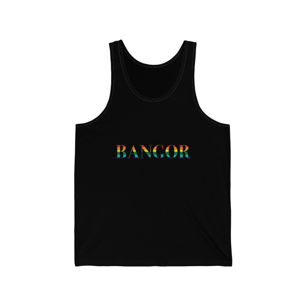 Bangor Rainbow Unisex Jersey Tank