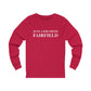 just a kid from fairfield ct / connecticut long sleeve tee shirt 