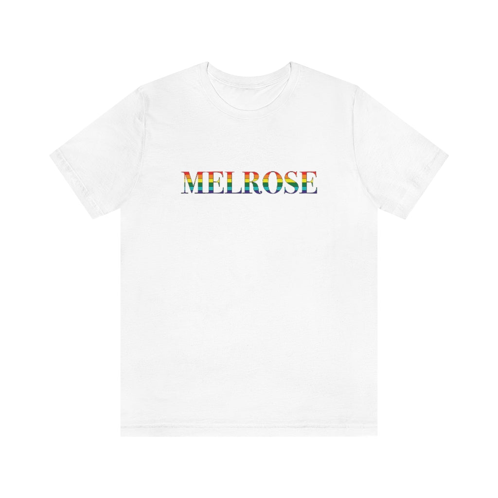 Melrose Rainbow Unisex Jersey Short Sleeve Tee