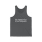 I'd rather be in New Hampshire Unisex Jersey Tank