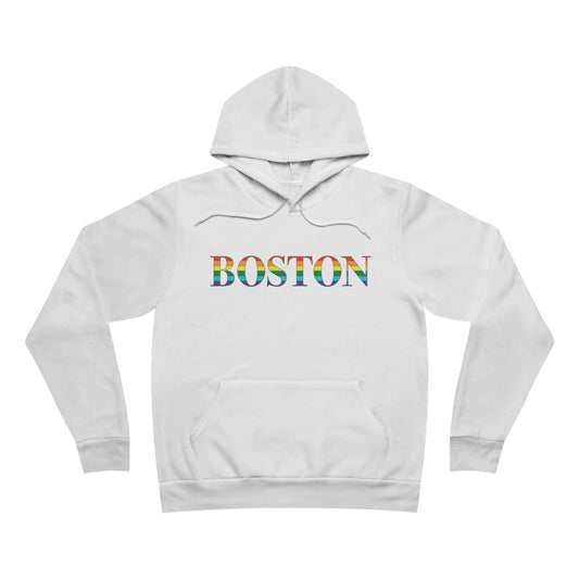 Boston Rainbow Unisex Sponge Fleece Pullover Hoodie