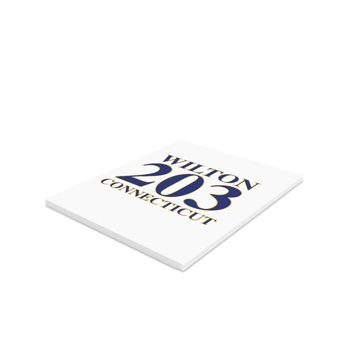 Wilton 203 Connecticut Greeting Cards (8, 16, and 24 pcs)