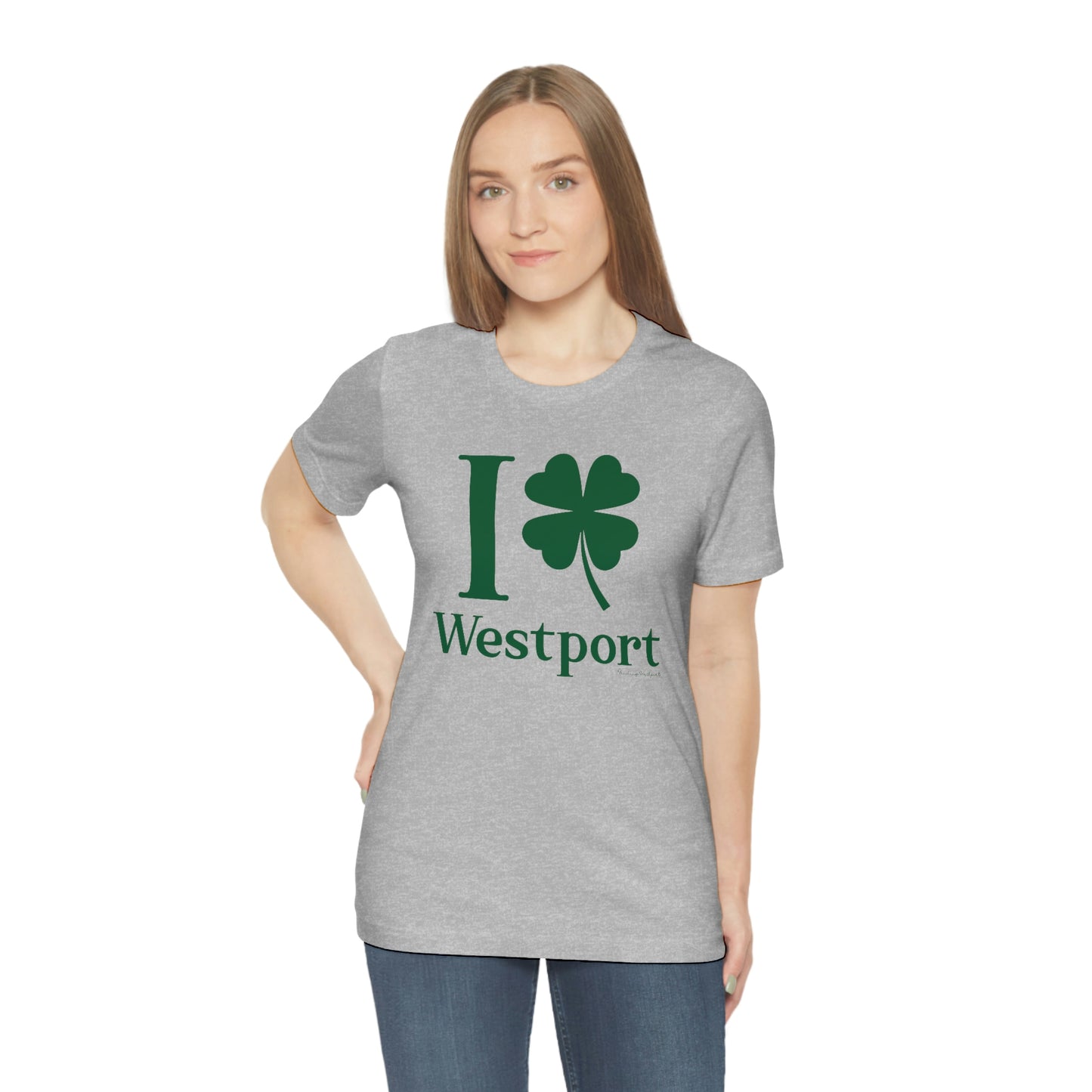 I Clover Westport (Green) Unisex Jersey Short Sleeve Tee