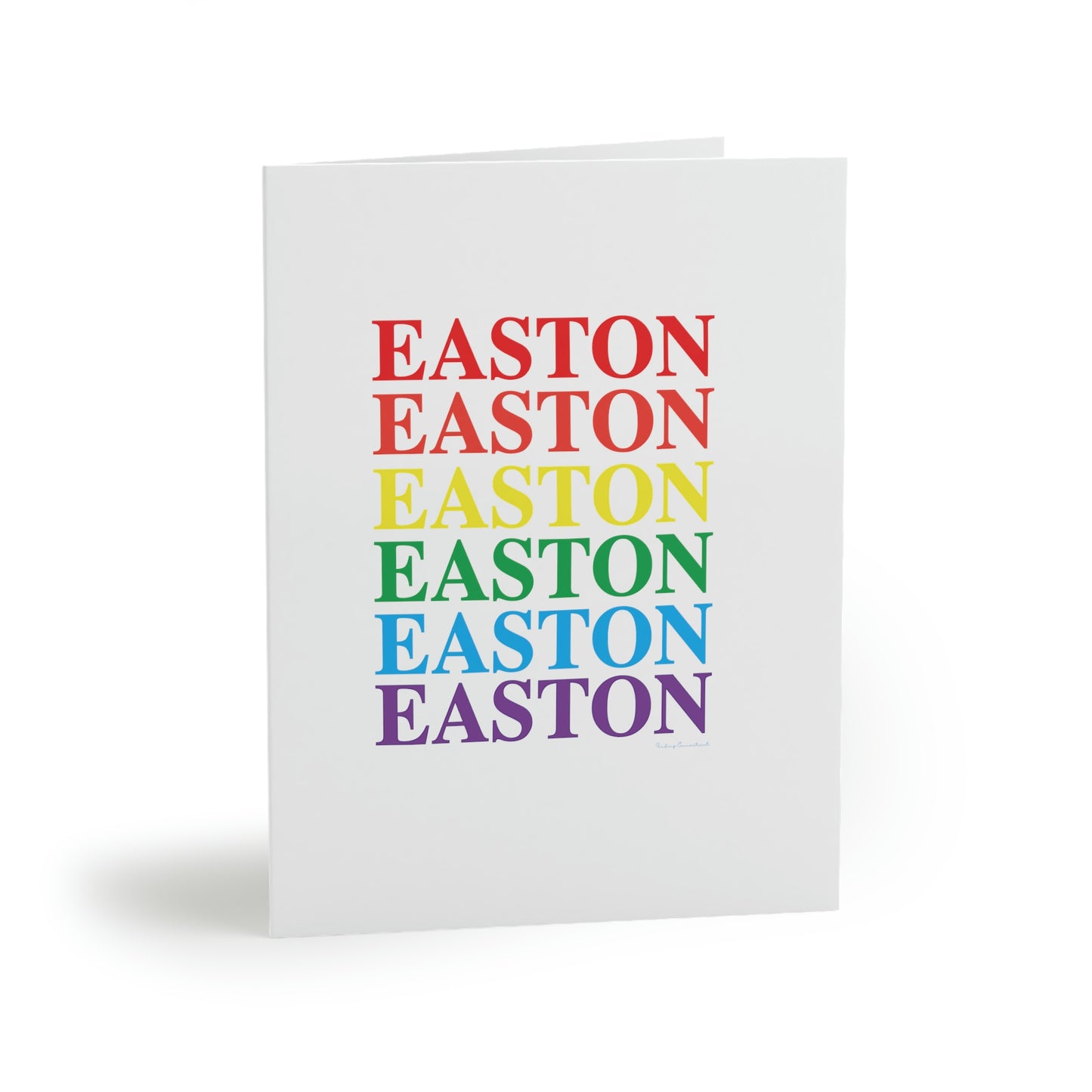 Easton pride easton, connecticut greeting card