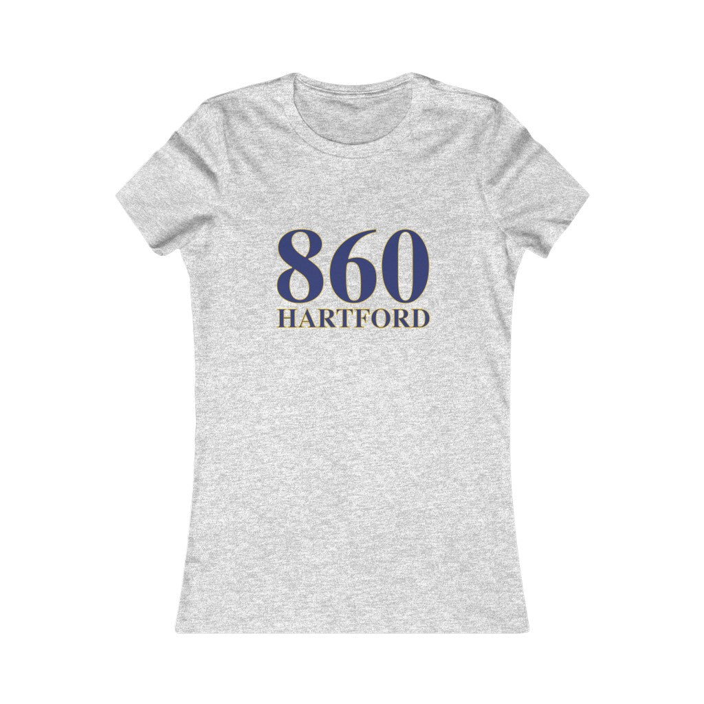 860 Hartford Woman's Favorite Tee 860 Hartford Collection. Inspired by the Connecticut flag and the 860! Show off for your pride for Connecticut and Hartford!   Proceeds of this collection go to help build Finding Connecticut’s website and brand. • Free USA shipping   Click here to go to our home page