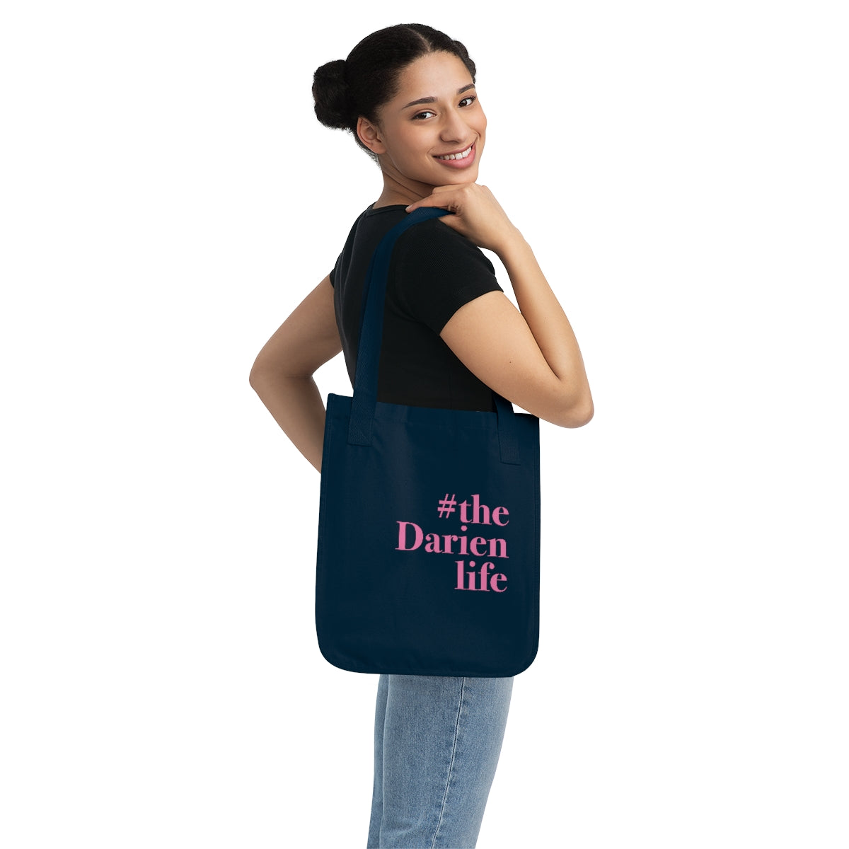 #thedarienlife darien connecticut tote bag