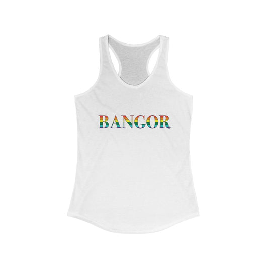 Bangor Rainbow Women's Ideal Racerback Tank