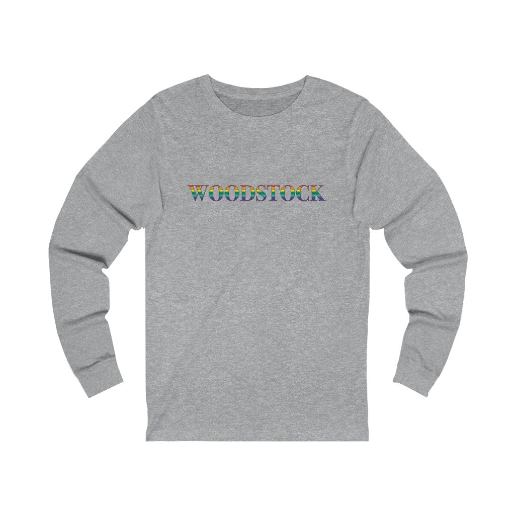 Woodstock Rainbow Unisex Jersey Long Sleeve Tee