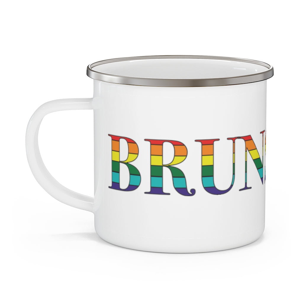 Brunswick Rainbow Enamel Camping Mug