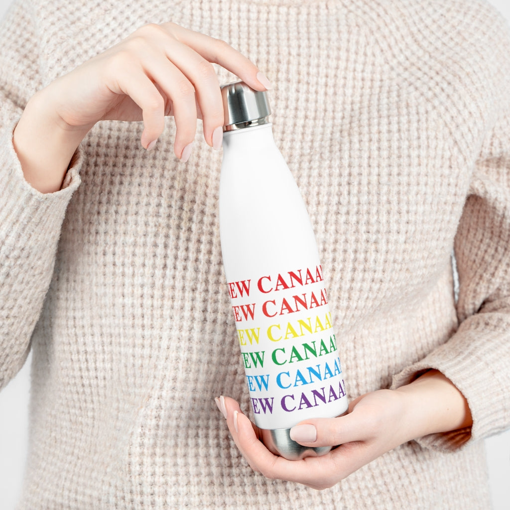 New Canaan connecticut  LGBTQ Pride water bottle