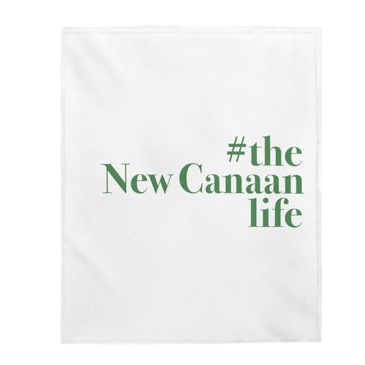 #thenewcanaanlife Velveteen Plush Blanket