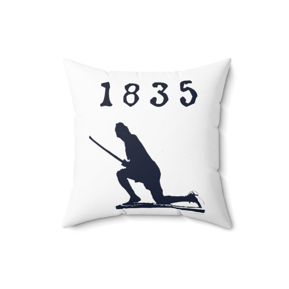 1835 Westport - Large Minuteman Spun Polyester Square Pillow