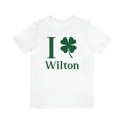 Wilton Connecticut St. Patrick’s Day shirt, I Clover Wilton