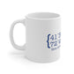 New Britain Coordinates White Ceramic Mug