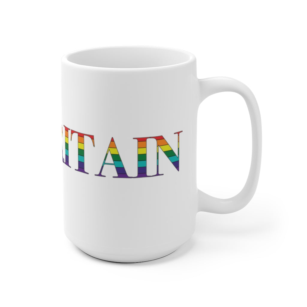 New Britain Rainbow White Ceramic Mug