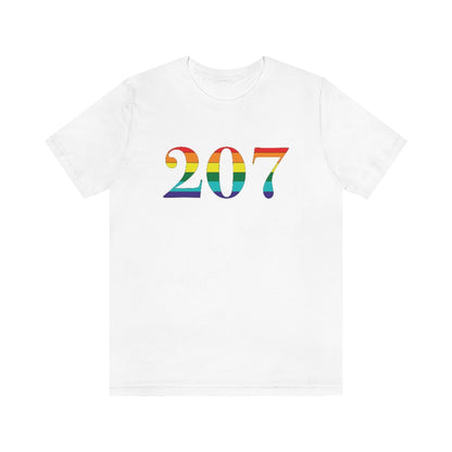 207 Rainbow Unisex Jersey Short Sleeve Tee