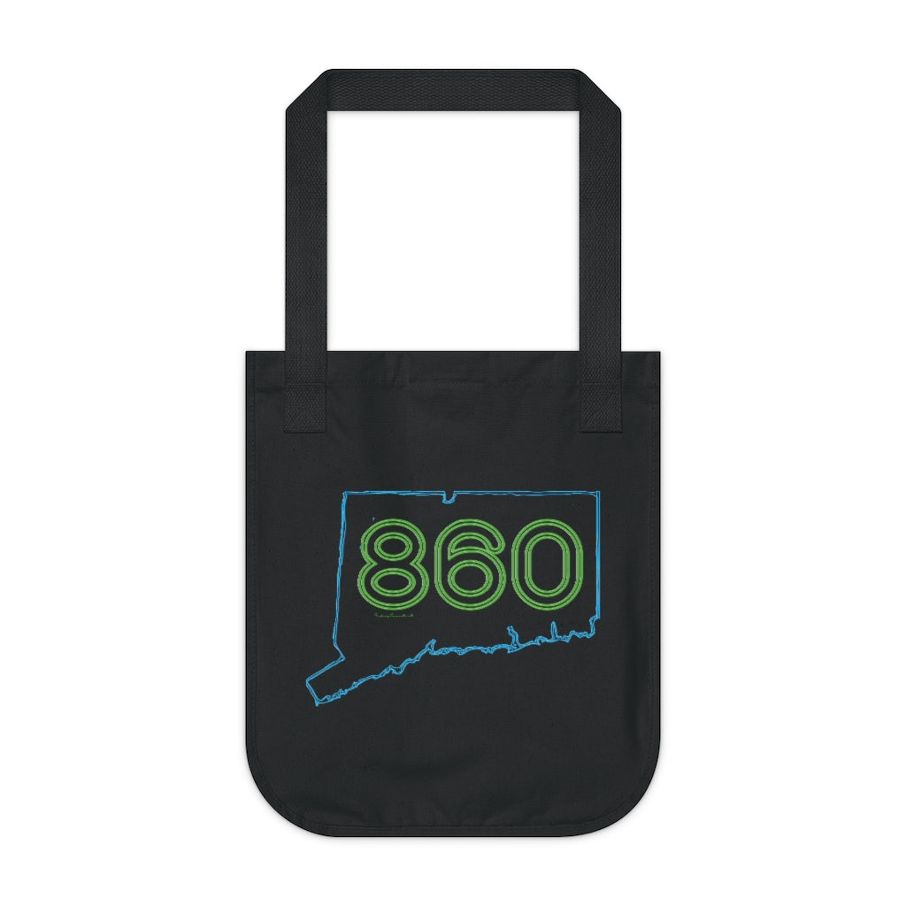 860 90's neon green tote bag // Connecticut gifts and merch // finding connecticut 