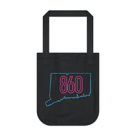 860 90's neon pink tote bag // connecticut gifts and merch // finding connecticut 