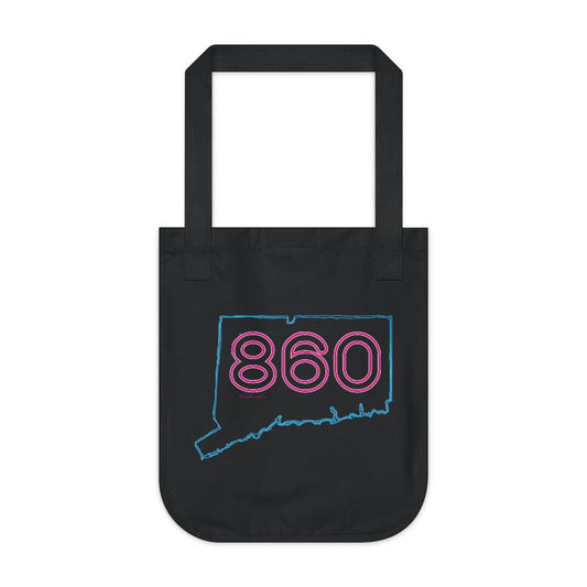860 90's neon pink tote bag // connecticut gifts and merch // finding connecticut 