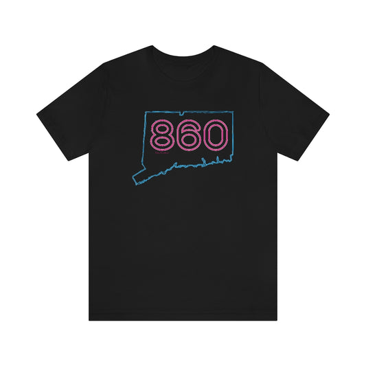 Connecticut shirt. 

860 Connecticut Neon Pink - 860 CT unisex t shirt // finding connecticut