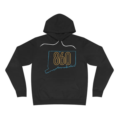 Connecticut hoodie. New Britain, southington, willimantic,  Bristol, old say brook, Torrington, east hartford, Windsor, Farmington, Glastonbury, West Hartford, Windsor locks, new milford, putnumn, storrs  simsbury, deep river, vernon rockville, Wethersfield, newington,  mystic, East Hampton, niantic, lcolchester, coventry, Essex, haddam,  old Lyme,

860 Connecticut neon orange / 860 ct  unisex  hoodie sweatshirt // finding connecticut  