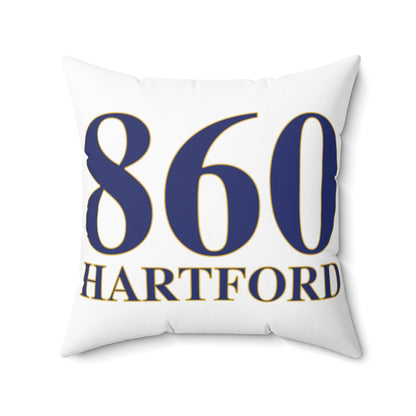 860 Hartford Spun Polyester Square Pillow 860 Hartford Collection. Inspired by the Connecticut flag and the 860! Show off for your pride for Connecticut and Hartford!   Proceeds of this collection go to help build Finding Connecticut’s website and brand. • Free USA shipping   Click here to go to our home page

860 Hartford // hartford connecticut pillow /// finding connecticut