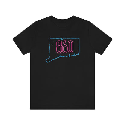 Connecticut shirt. 

860 Neon Pink // 860 Connecticut  t shirt // finding connecticut  