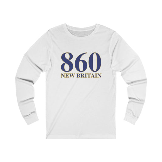 New Britain Connecticut shirt. 
860 New Britain // New Britain Connecticut  long sleeve t  shirt /// FInding Conneticut
