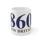 860 New Britain // New Britain Connecticut  mug  /// FInding Connecticut