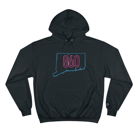 Connecticut hoodie. New Britain, southington, willimantic,  Bristol, old say brook, Torrington, east hartford, Windsor, Farmington, Glastonbury, West Hartford, Windsor locks, new milford, putnumn, storrs  simsbury, deep river, vernon rockville, Wethersfield, newington,  mystic, East Hampton, niantic, lcolchester, coventry, Essex, haddam,  old Lyme,

860 Pink Neon // 860 Connecticut champion hoodie sweatshirt // Finding Connecticut 