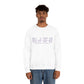 Greenwich Coordinates Unisex Heavy Blend™ Crewneck Sweatshirt - Purple Print