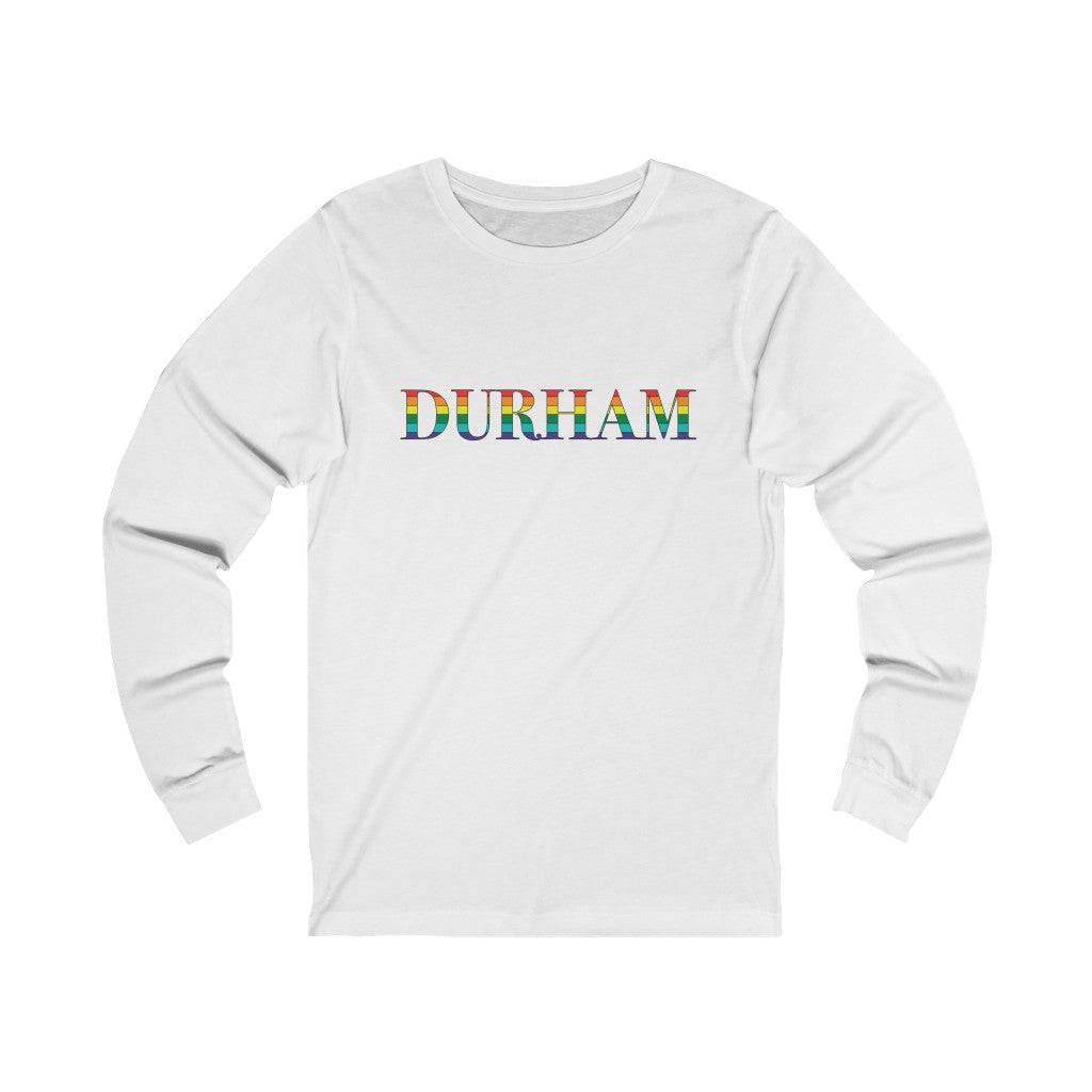 Durham Rainbow Unisex Jersey Long Sleeve Tee