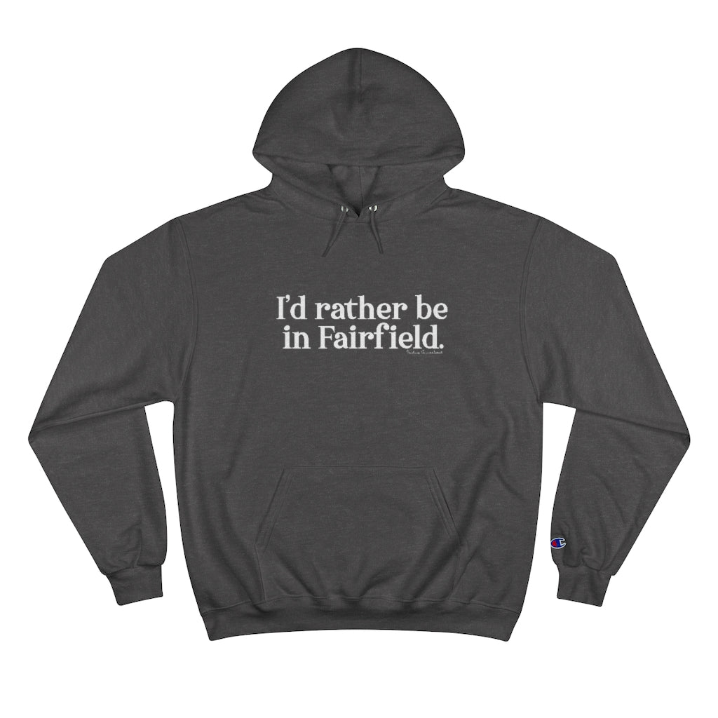 I'd rather be in Fairfield travel mug, hoodies, sweatshirts, shirts, home gifts and apparel. Unless noted proceeds go to help grow Finding Fairfield and Finding Connecticut's brand. Free shipping on all products. 