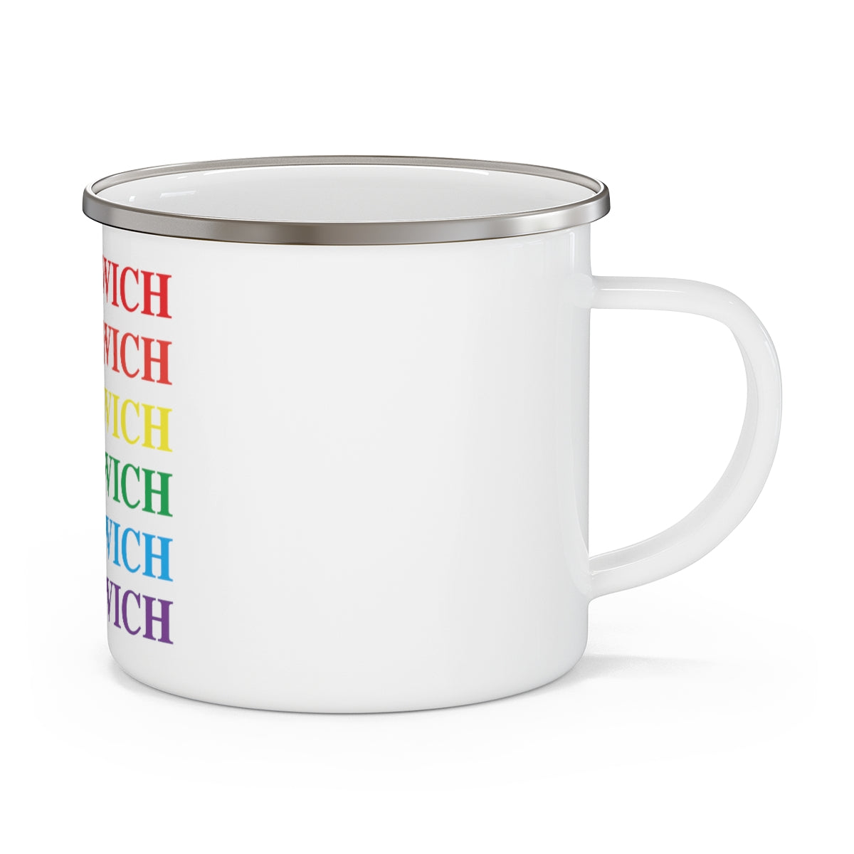 Greenwich Pride Enamel Camping Mug