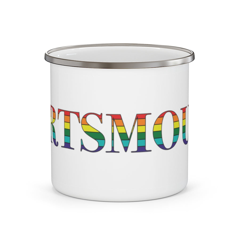 Portsmouth Rainbow Enamel Camping Mug