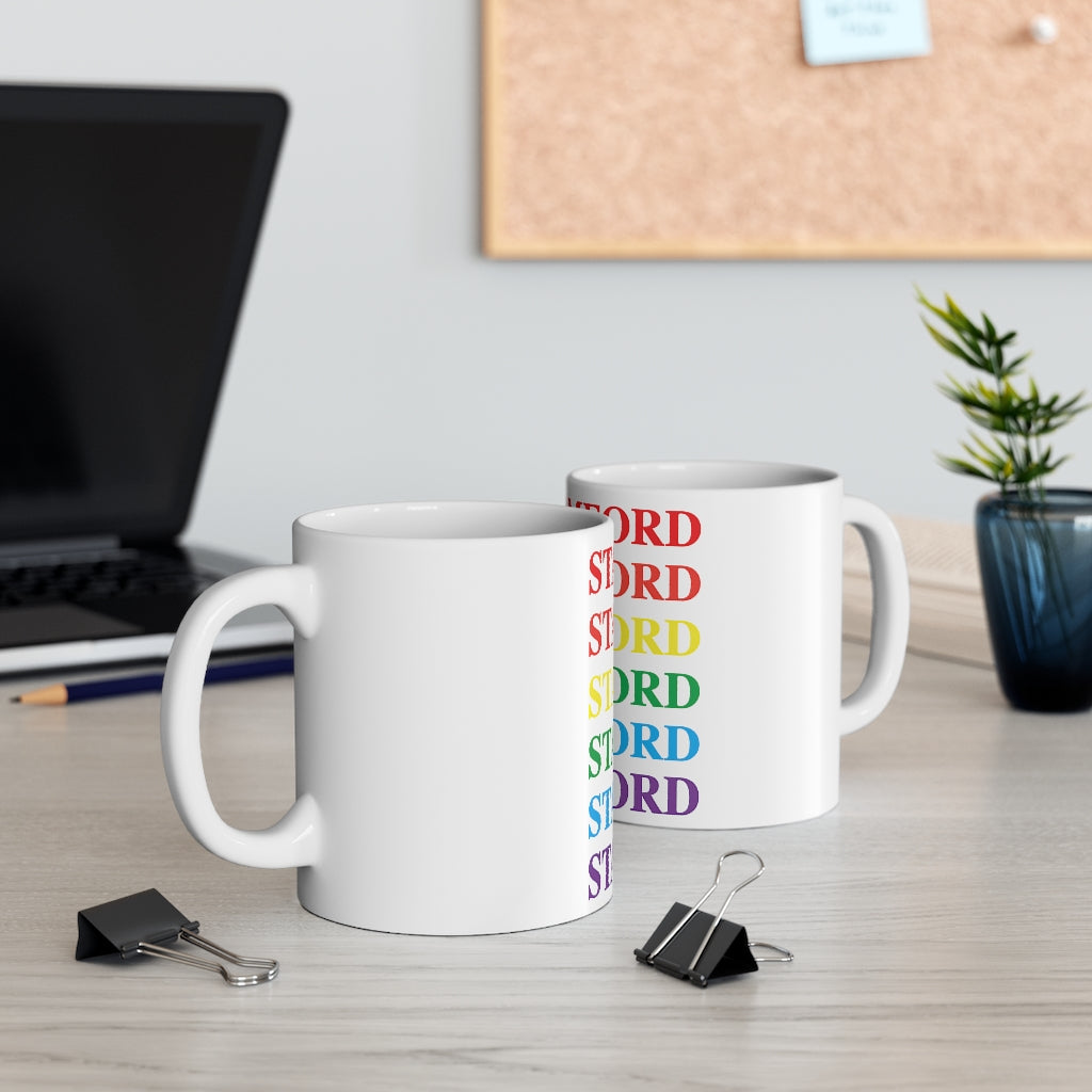 Do you have Stamford Pride?  Stamford, Connecticut apparel and gifts including mugs including LGBTQ inspired mugs