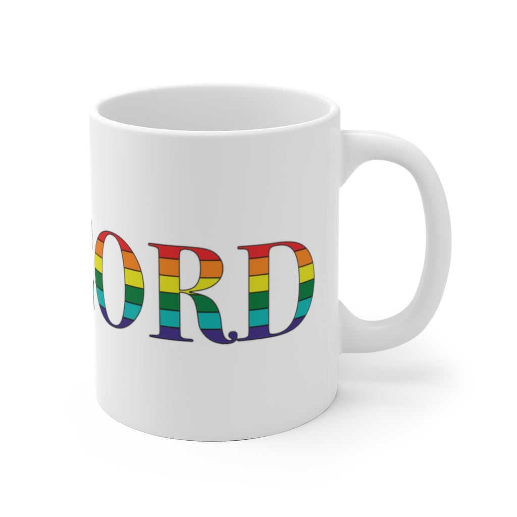 Concord Rainbow  White Ceramic Mug