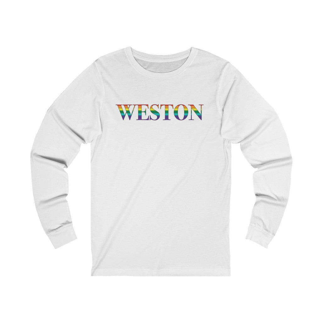 Do you have Weston Pride? Weston, Connecticut apparel and gifts including mugs including LGBTQ inspired apparel and gifts. 10% of pride sales are donated to a Connecticut LGBTQ organization. Free shipping! 