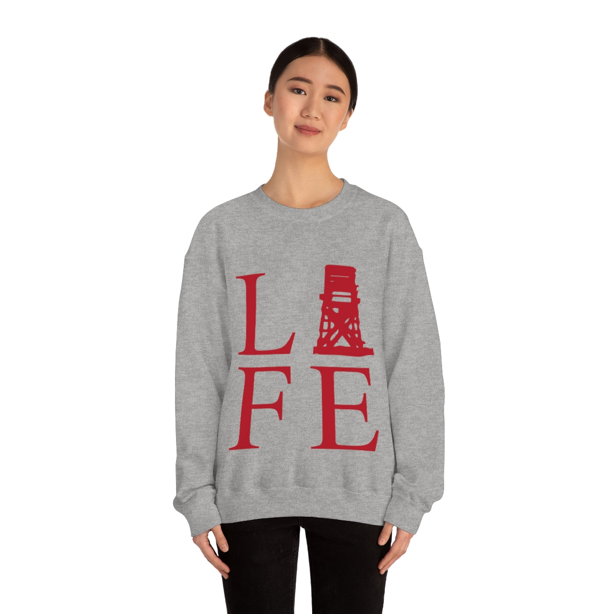 Fairfield Life (front) Unisex Heavy Blend™ Crewneck Sweatshirt