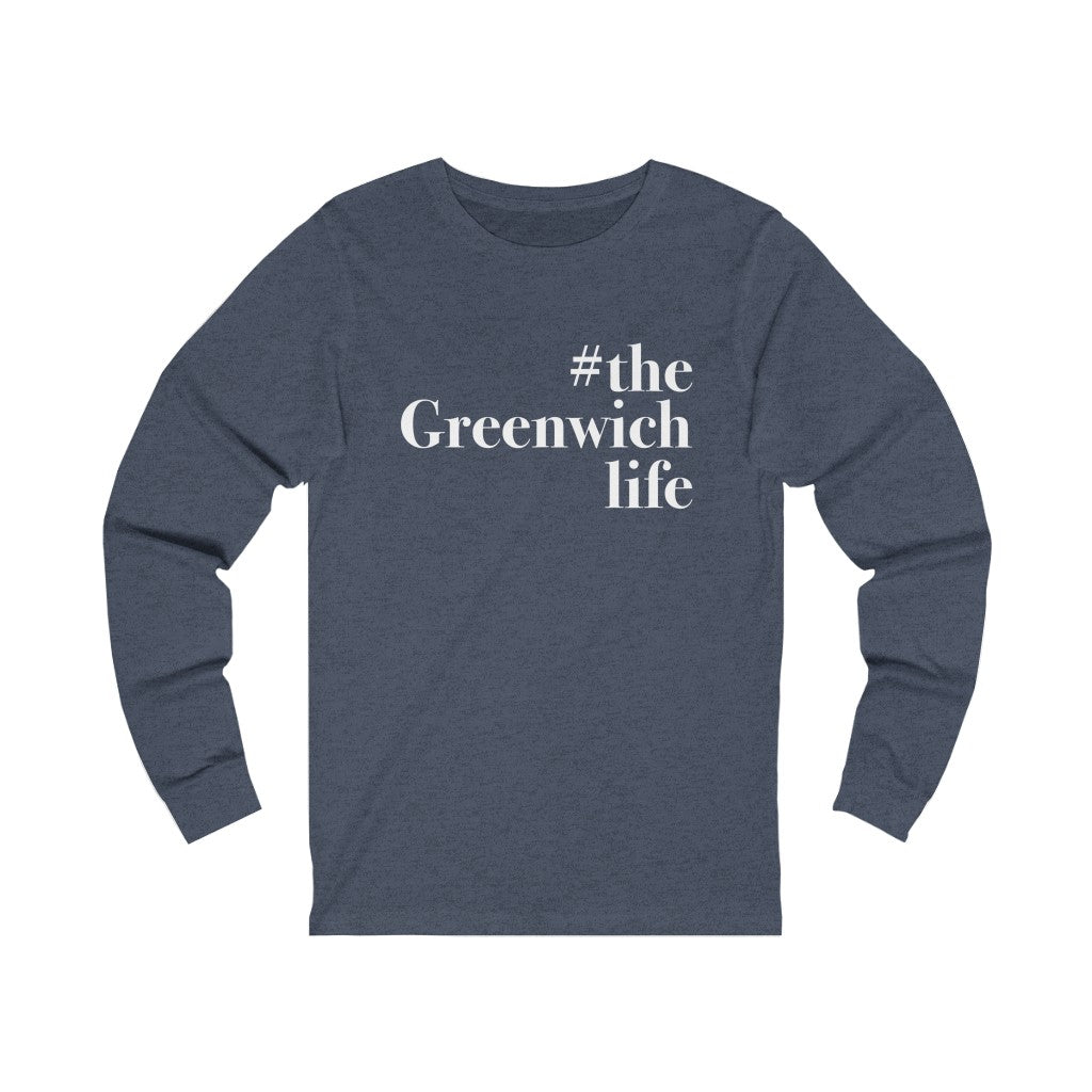 greenwich ct / connecticut long sleeve tee shirt 