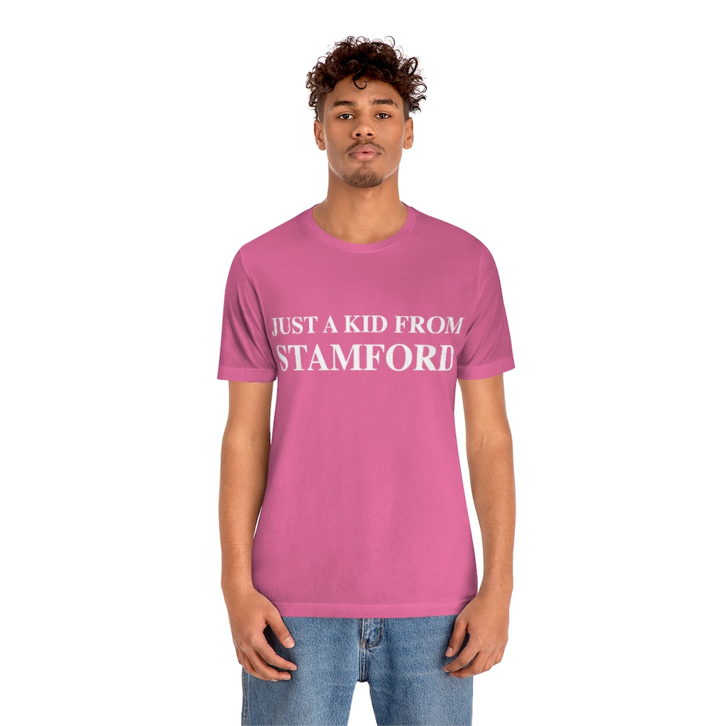 just a kid from stamford connecticut tee shirt