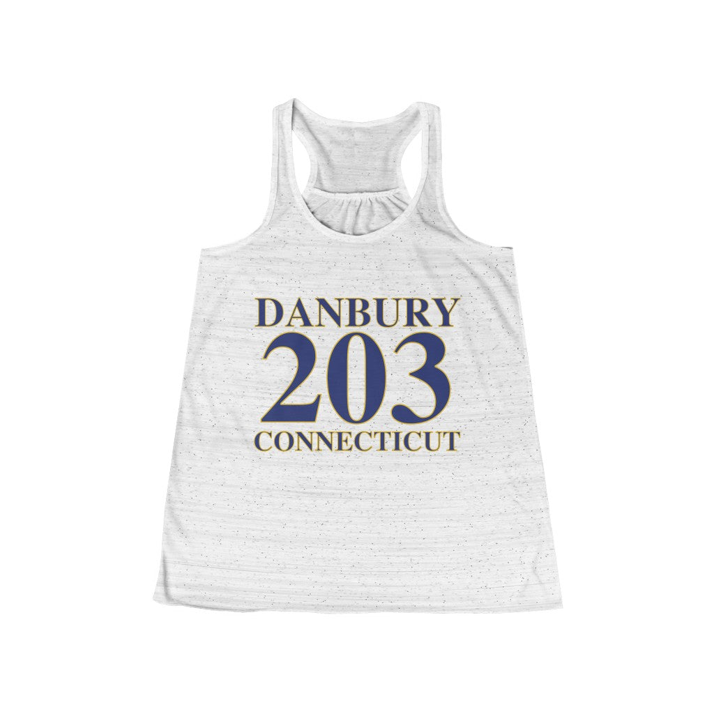 Danbury 203 connecticut womens flowy racerback tank