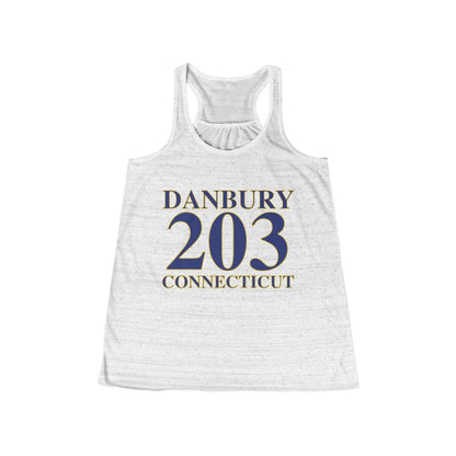 Danbury 203 connecticut womens flowy racerback tank