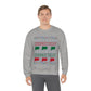 Connecticut Ugly Holiday Unisex Heavy Blend™ Crewneck Sweatshirt