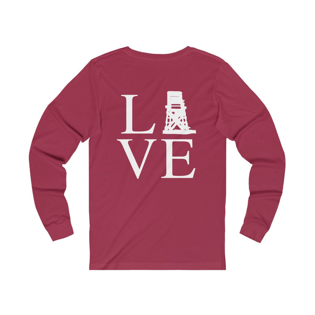 Fairfield Love (back) Unisex Jersey Long Sleeve Tee