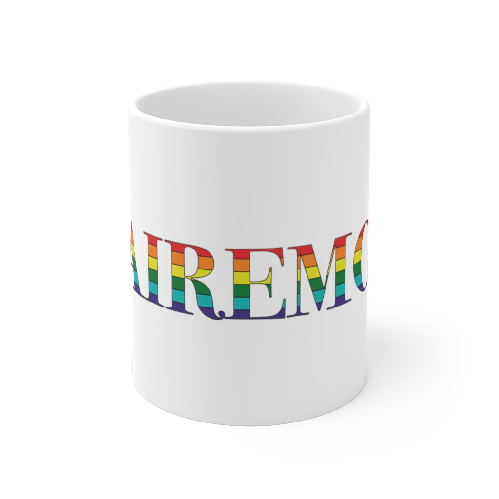 Clairemont Rainbow White Ceramic Mug